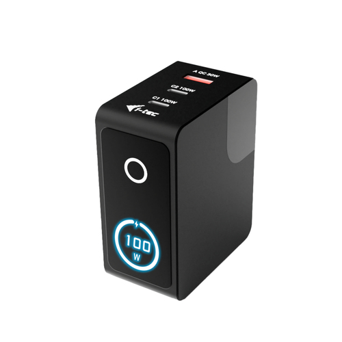 ALS-48635480-497c7256b47d40d4 I-TEC 100W Intelligent Multiport USB Charger 2x USB-C 1x USB-A LCD display – Bild 1
