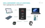 I-TEC 100W Intelligent Multiport USB Charger 2x USB-C 1x USB-A LCD display – Bild 3