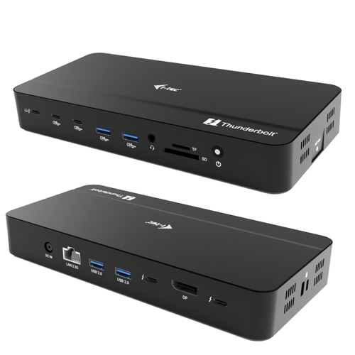 ALS-48635651-54253a23ae20d7af I-TEC TB5 Triple DisplayDS 2xTB5 1xDP 1x2,5GLAN 1xM.2 slot 1xAudio/Mic 2xUSB-C Gen2 2xUSB-A Gen2 2xUSB 2.0 SD+TF Kartenleser PD 140W – Bild 1