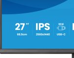IIYAMA 68,58cm 27Zoll IPS-panel 2560x1440 EyeComfort 15cm Height Adj. Stand USB-C Dock LAN/96W PD/DP-OUT Webcam 5MP Windows Hello – Bild 4