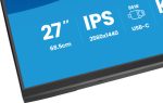 IIYAMA 68,58cm 27Zoll IPS-panel 2560x1440 EyeComfort 15cm Height Adj. Stand USB-C Dock LAN/96W PD/DP-OUT Webcam 5MP Windows Hello – Bild 5