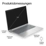 HP EliteBook 6 G2i Intel Core 5 320 35,56cm 14Zoll WUXGA 32GB 512GB/SSD W11P 2J Gar (DE) – Bild 5