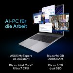 ASUS P5606CCA-MB0080 Intel Core Ultra 5 225H 40,6cm 16Zoll WUXGA 8GB DDR5 512GB SSD NOOS 3J Warranty – Bild 2